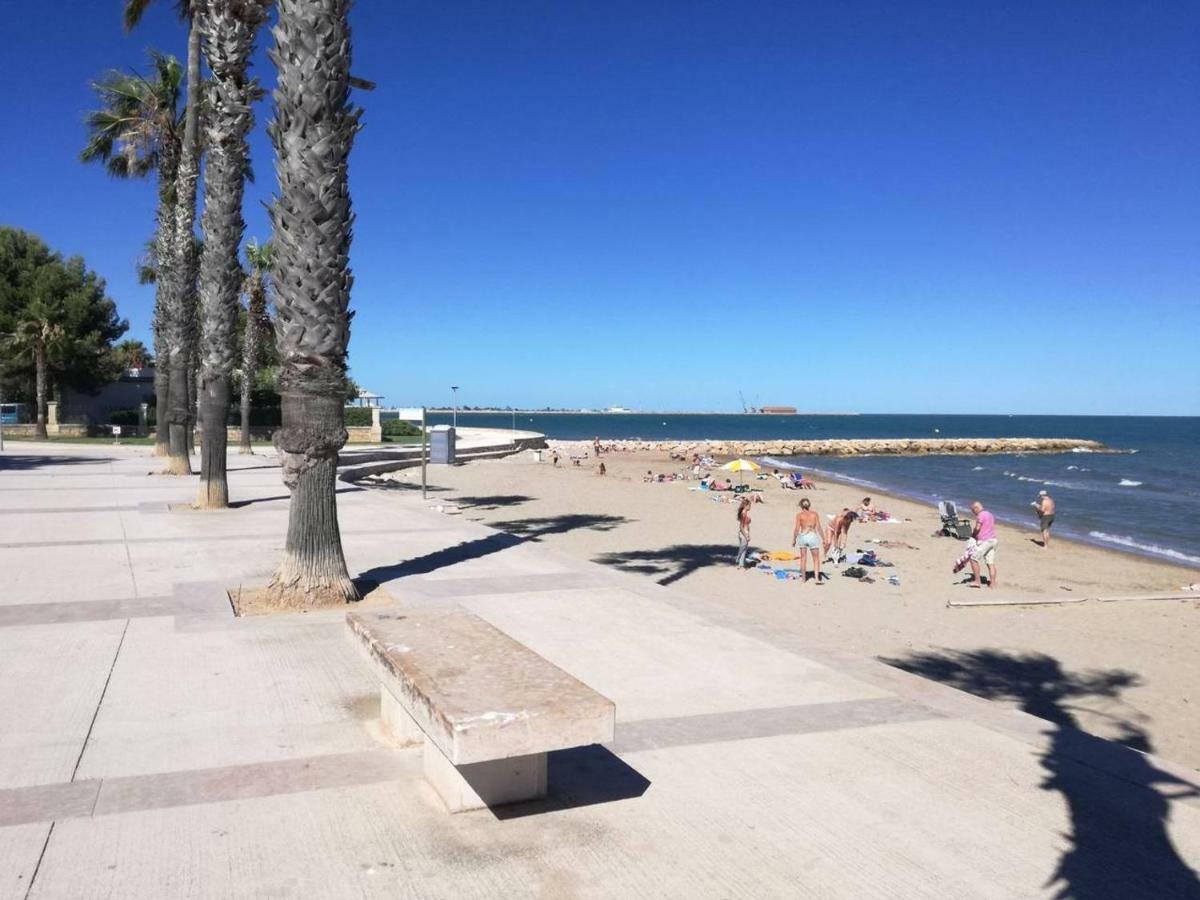Atico Primer Linea De Mar Con Piscina En Ebrehogar Sant Carlos de la Ràpita Extérieur photo