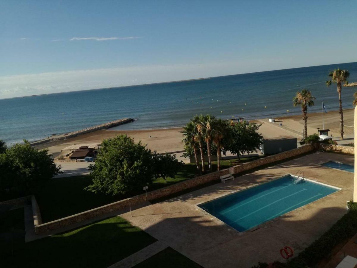 Atico Primer Linea De Mar Con Piscina En Ebrehogar Sant Carlos de la Ràpita Extérieur photo